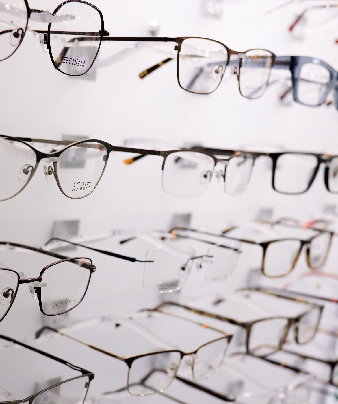 Decorative image of eye glass frames